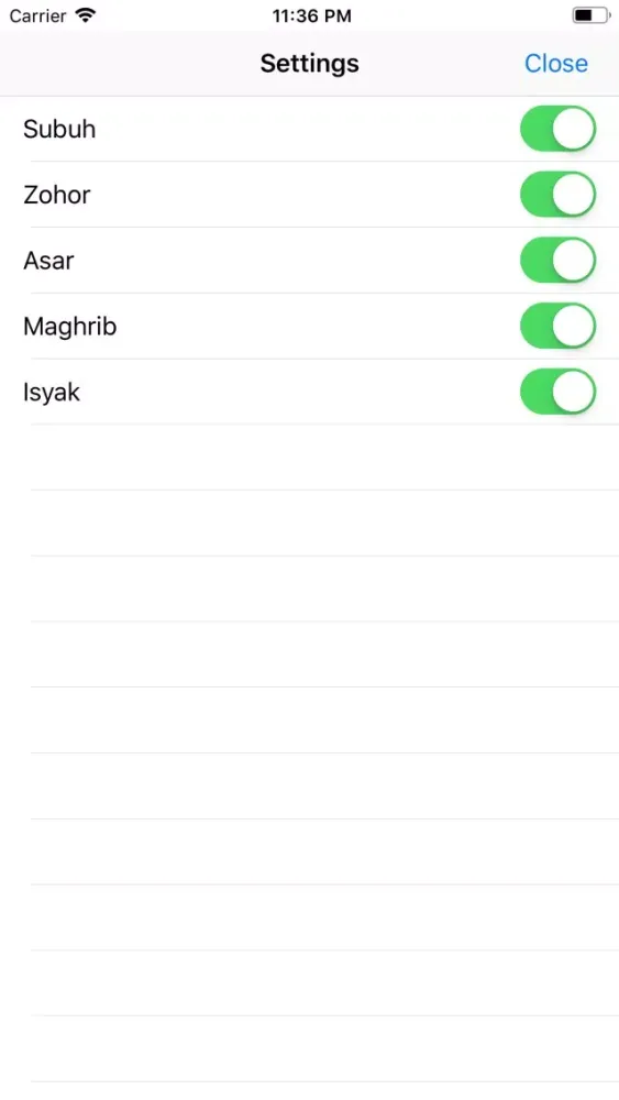 Waktu Solat应用截图