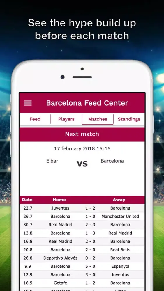 Feed Center for Barcelona 스크린샷