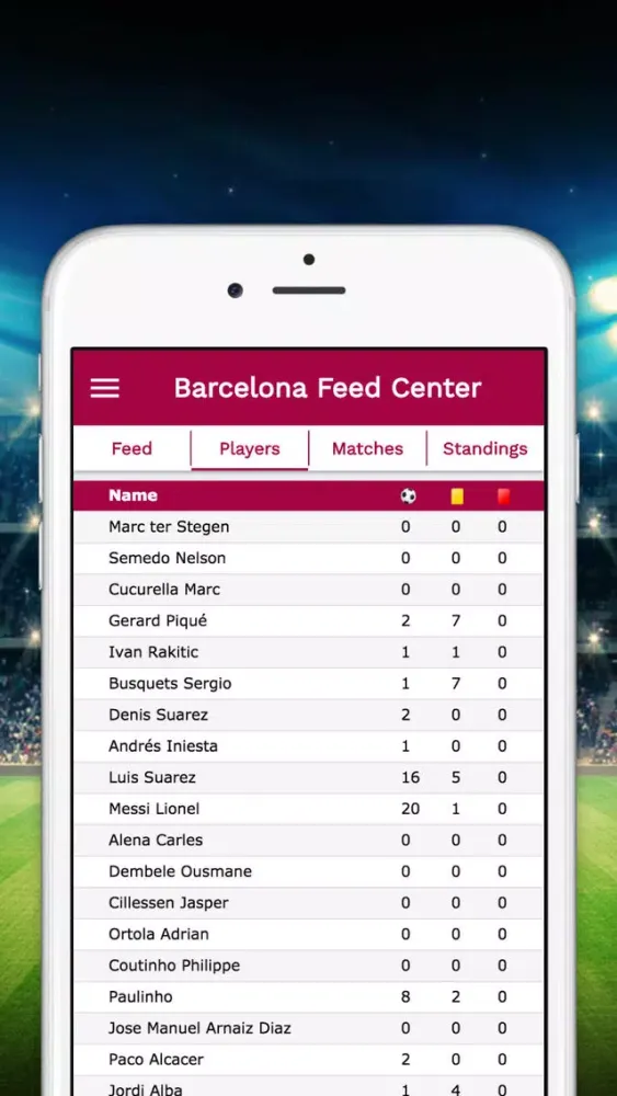 Feed Center for Barcelona 스크린샷