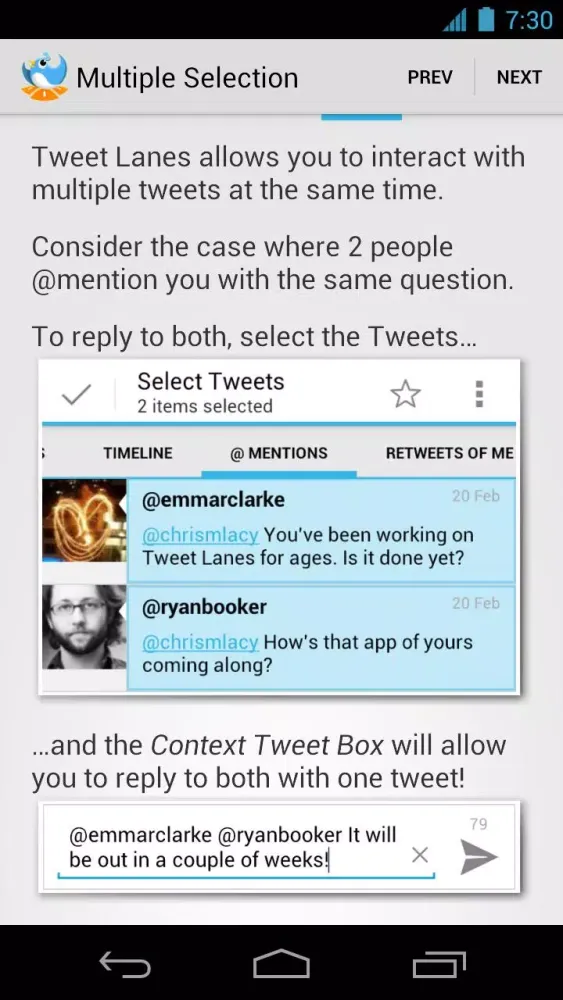 Tweet Lanes应用截图