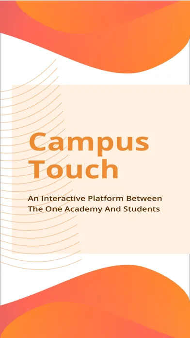 Capturas de tela do Campus Touch