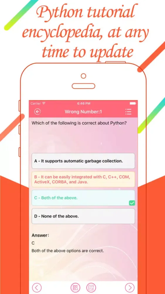 Zrzuty ekranu Python-Learn to code with Python Quiz