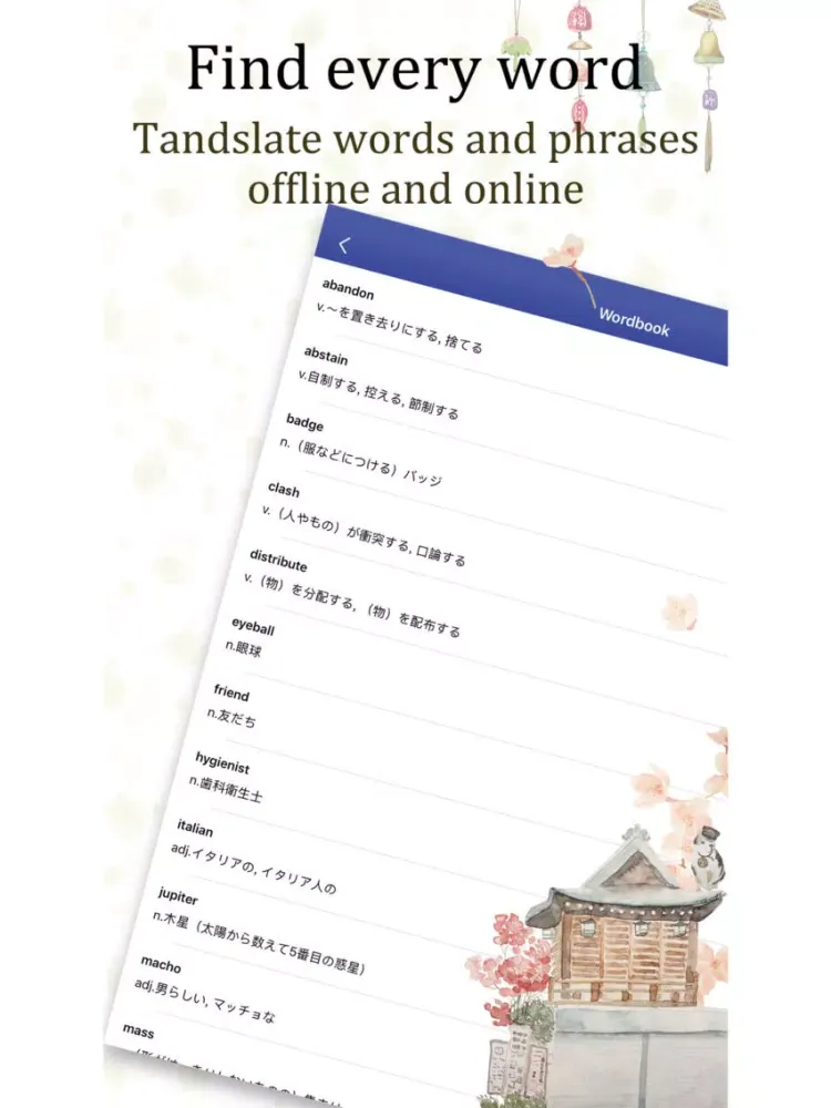 Japanese Dictionary&Translator iPad  স্ক্রিনশট
