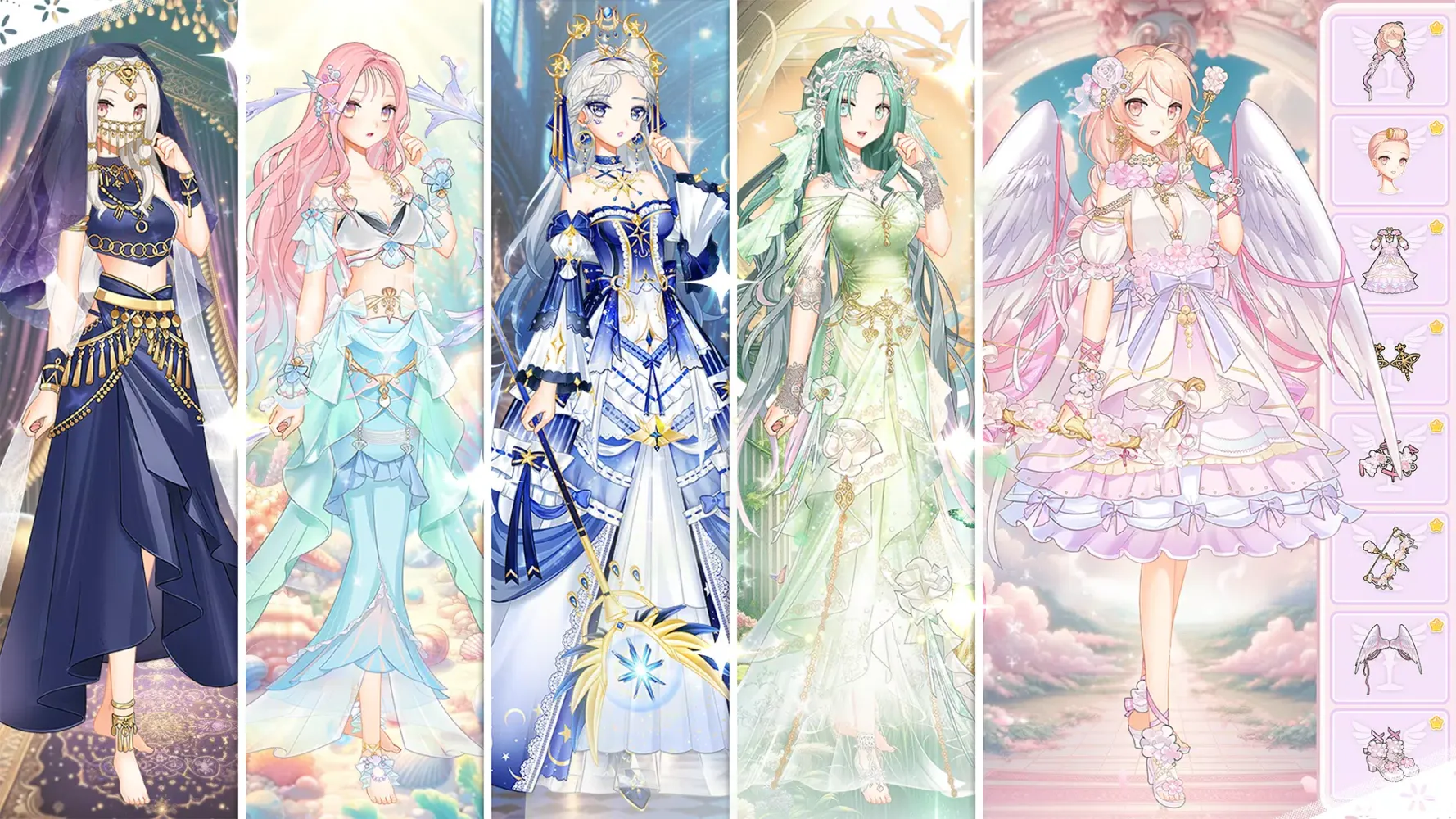 Tangkapan skrin Eve Shop: Dress Up Anime Game