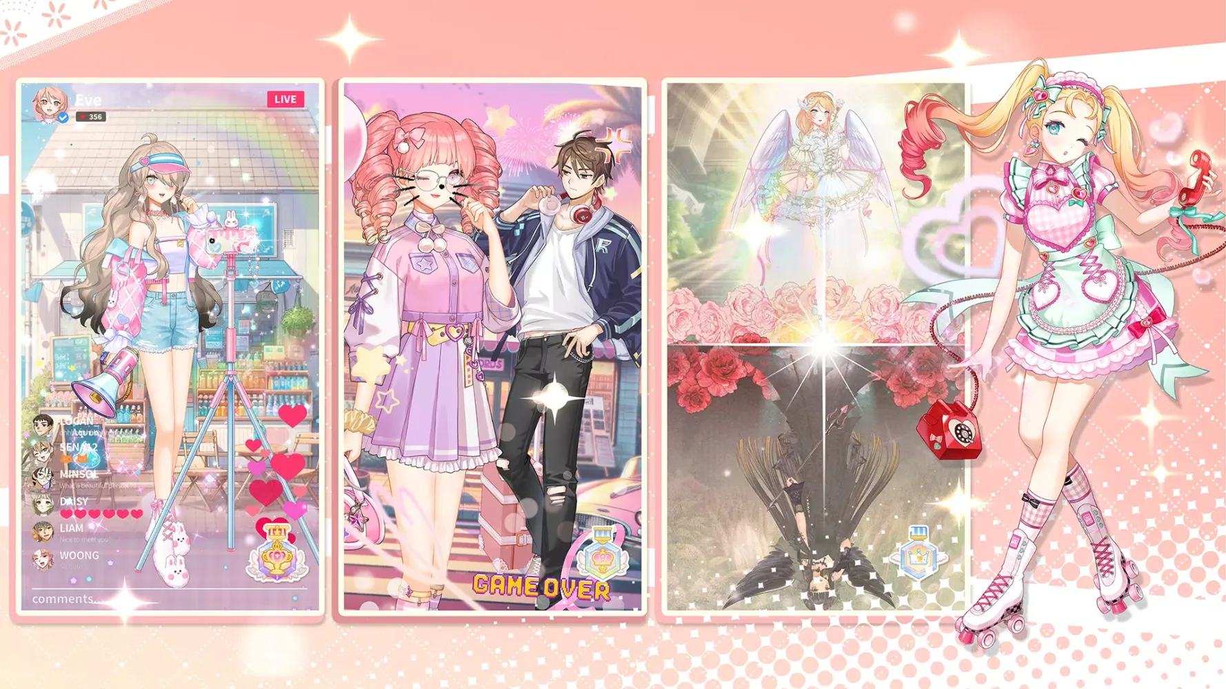 Tangkapan skrin Eve Shop: Dress Up Anime Game