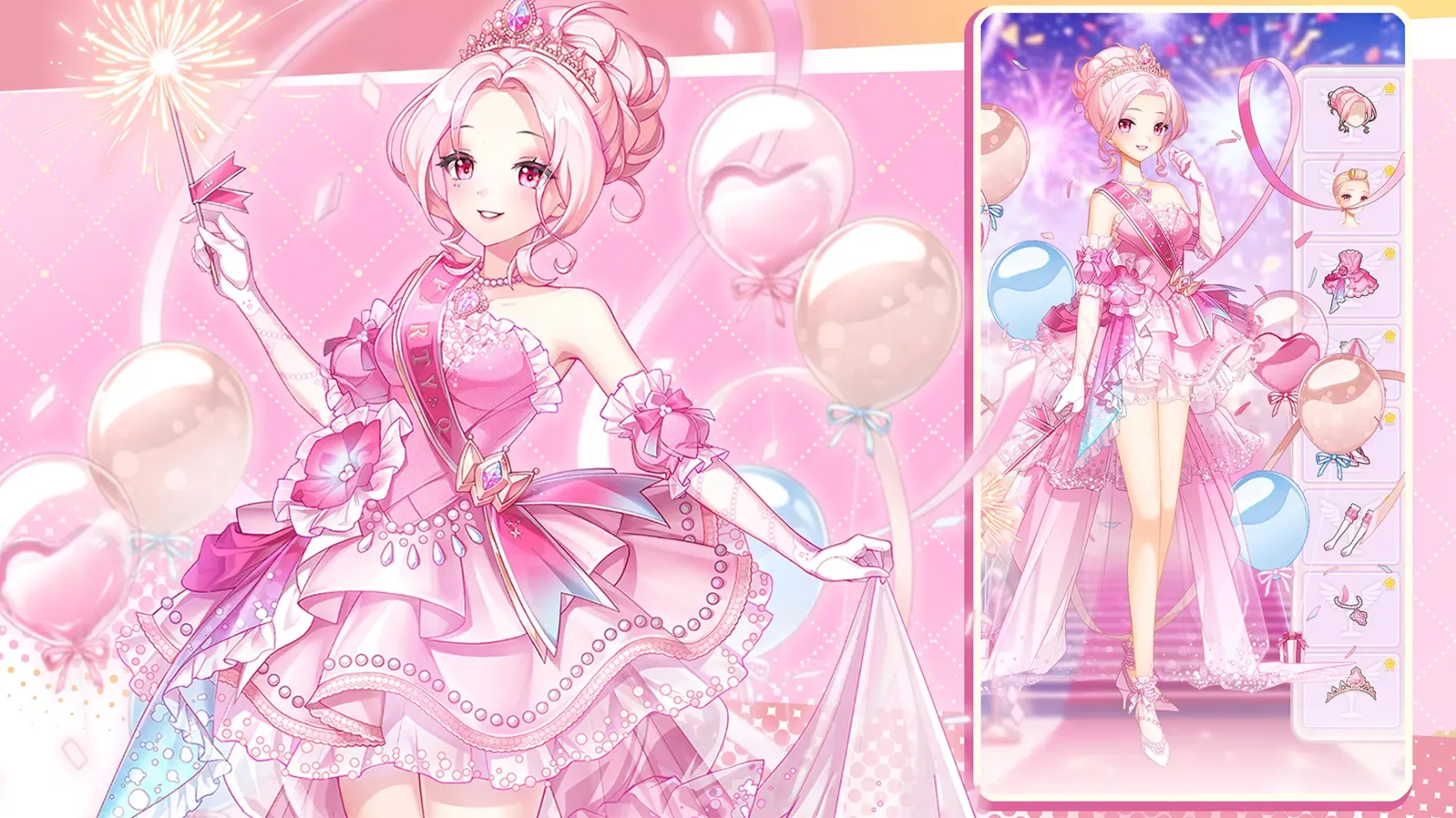 Tangkapan skrin Eve Shop: Dress Up Anime Game