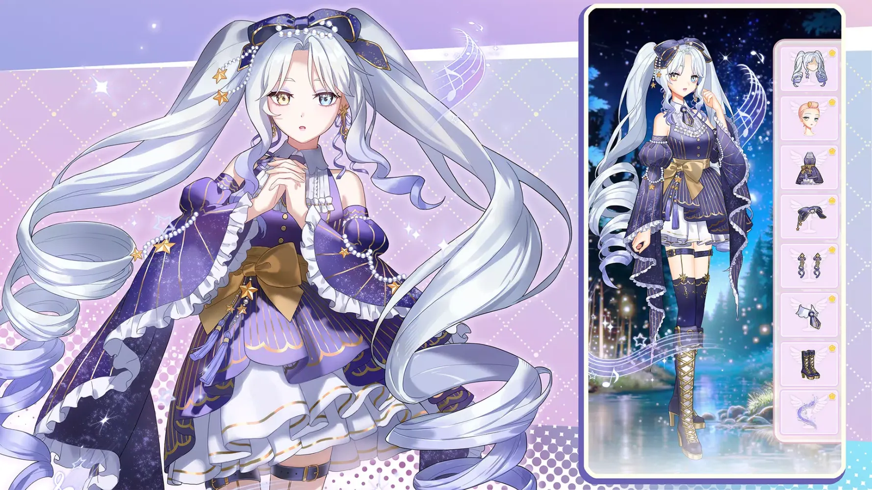 Tangkapan skrin Eve Shop: Dress Up Anime Game