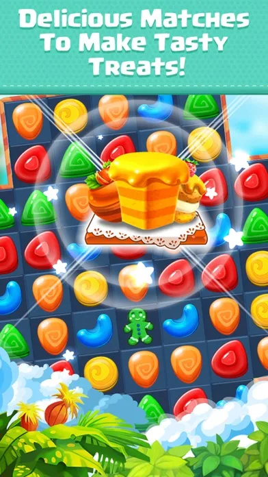 Cookie Match-3 Frenzy : Puzzle Crunching Paradise應用截圖