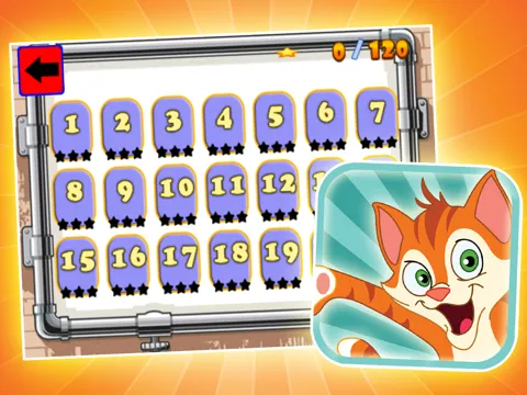 A Cute Catapult Kitty - Free Puzzle Games iPad 應用截圖