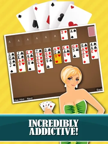 تصاویر Forty Thieves Solitaire Free Card Game Classic Solitare Solo iPad 