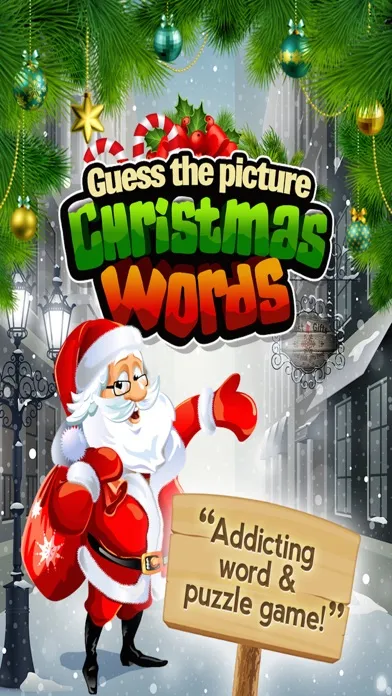 Zrzuty ekranu A Guess the Picture Christmas Words Free Holiday Pics Guessing Trivia Puzzle Games