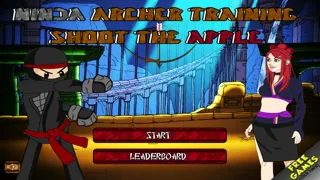 A Ninja Archer Training Shoot The Apple Bow and Arrow Free Game স্ক্রিনশট