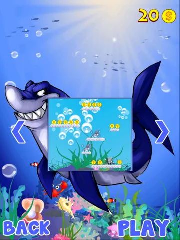 Ảnh chụp màn hình của A Shark Jump Free Game - Underwater Bubble Attack of the Submarines Adventure iPad 