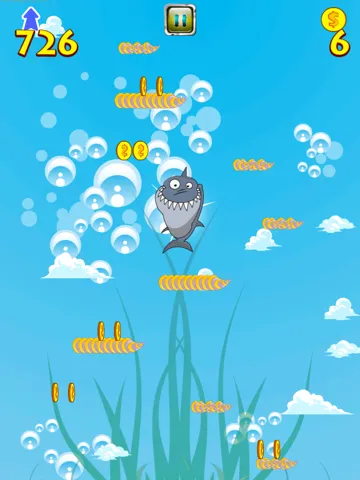 Ảnh chụp màn hình của A Shark Jump Free Game - Underwater Bubble Attack of the Submarines Adventure iPad 
