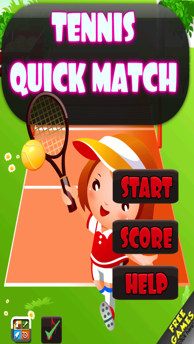 Capturas de tela do A Tennis Quick Match 3d Sports Skill Games for Free!