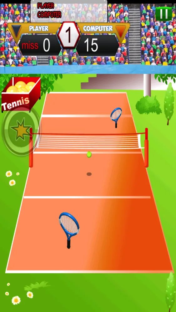 A Tennis Quick Match 3d Sports Skill Games for Free! स्क्रीनशॉट