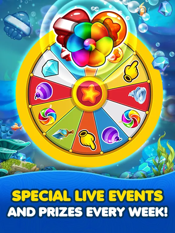 Fish Match! Aquarium Pop Mania iPad  Screenshots