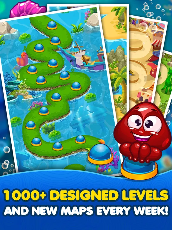 Fish Match! Aquarium Pop Mania iPad  Screenshots