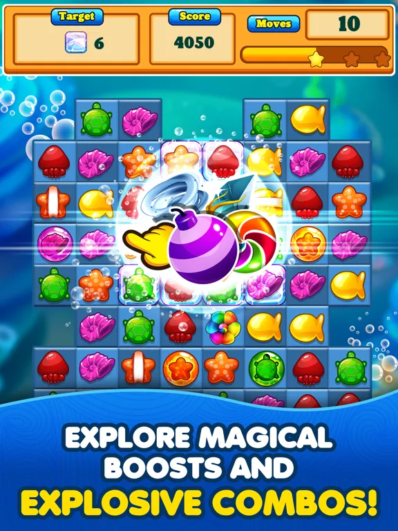 Fish Match! Aquarium Pop Mania iPad  Screenshots