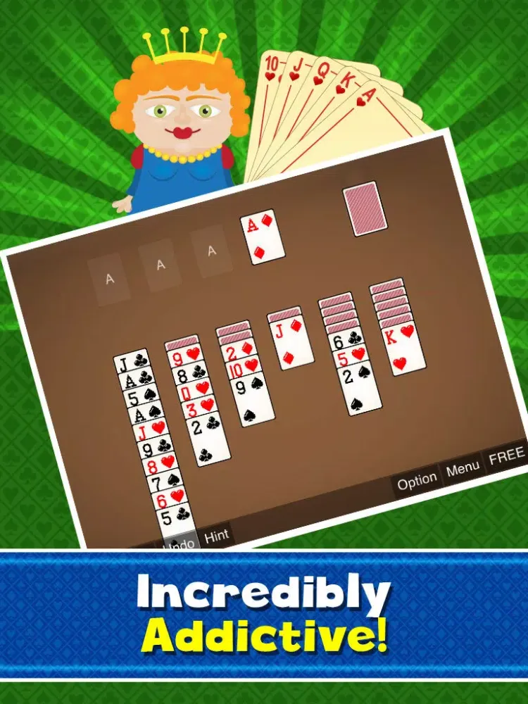 Ảnh chụp màn hình của Aunt Mary Solitary Fun Card Solitaire Game Free iPad 