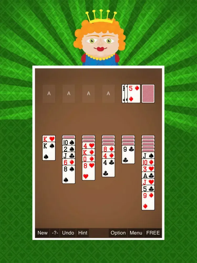 Ảnh chụp màn hình của Aunt Mary Solitary Fun Card Solitaire Game Free iPad 