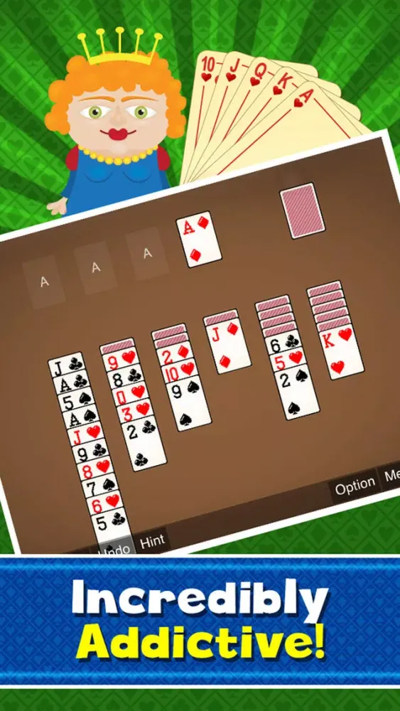 Ảnh chụp màn hình của Aunt Mary Solitary Fun Card Solitaire Game Free