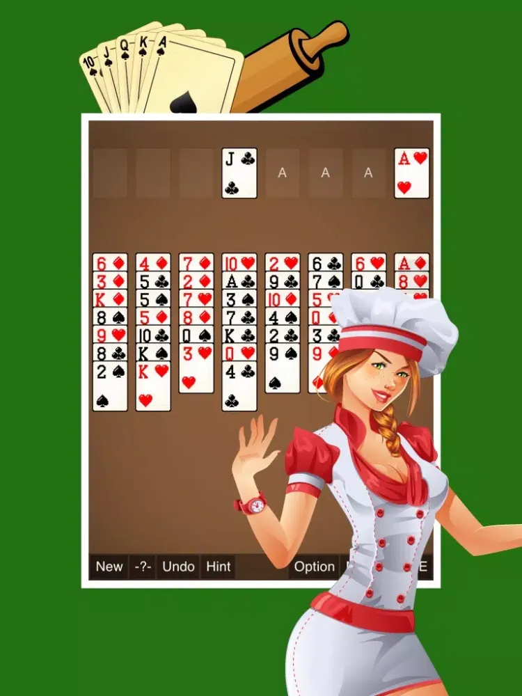 Bakers Game Solitaire Free Card Game Classic Solitare Solo iPad  Screenshots