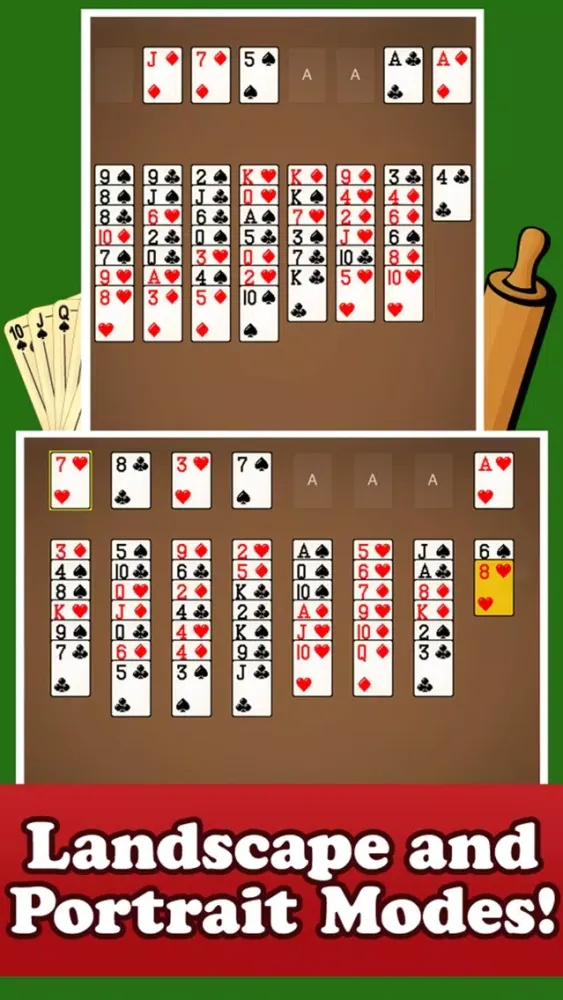 Bakers Game Solitaire Free Card Game Classic Solitare Solo Screenshots