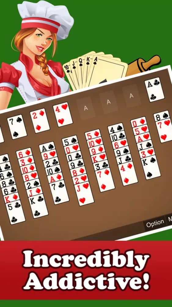 Bakers Game Solitaire Free Card Game Classic Solitare Solo Screenshots
