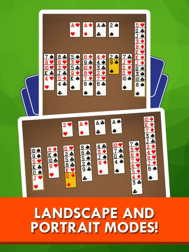 Zrzuty ekranu Brigade Solitaire Free Card Game Classic Solitare Solo iPad 