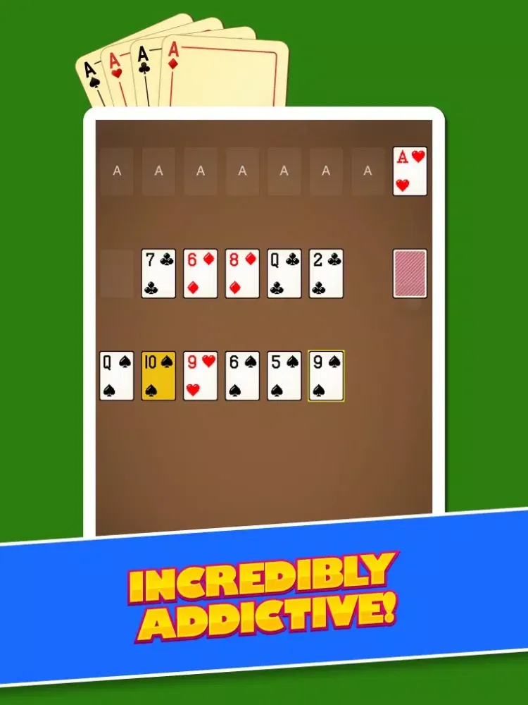 Busy Aces Solitaire Free Card Game Classic Solitare Solo iPad  Ekran Görüntüleri