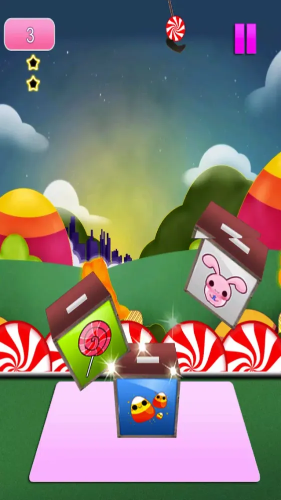 A Candy Crate Tower Stacking Free Game Screenshots
