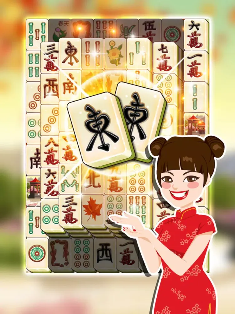 Chinese Fall Mahjong - Majong Quest Trails Pro iPad  Screenshots
