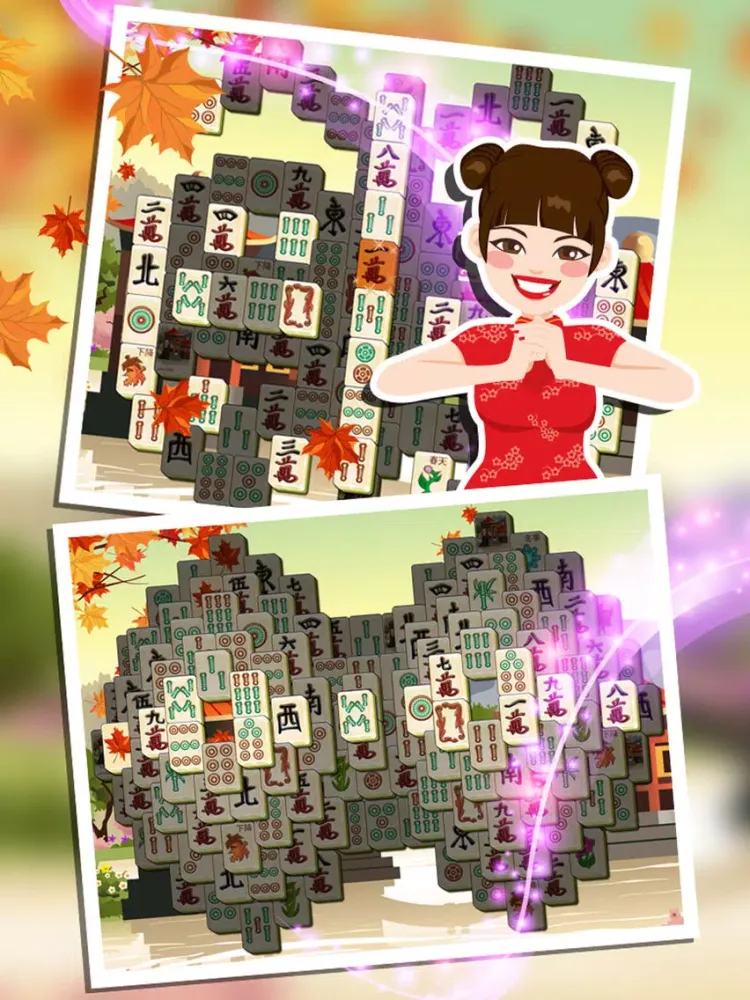 Chinese Fall Mahjong - Majong Quest Trails Pro iPad  Screenshots