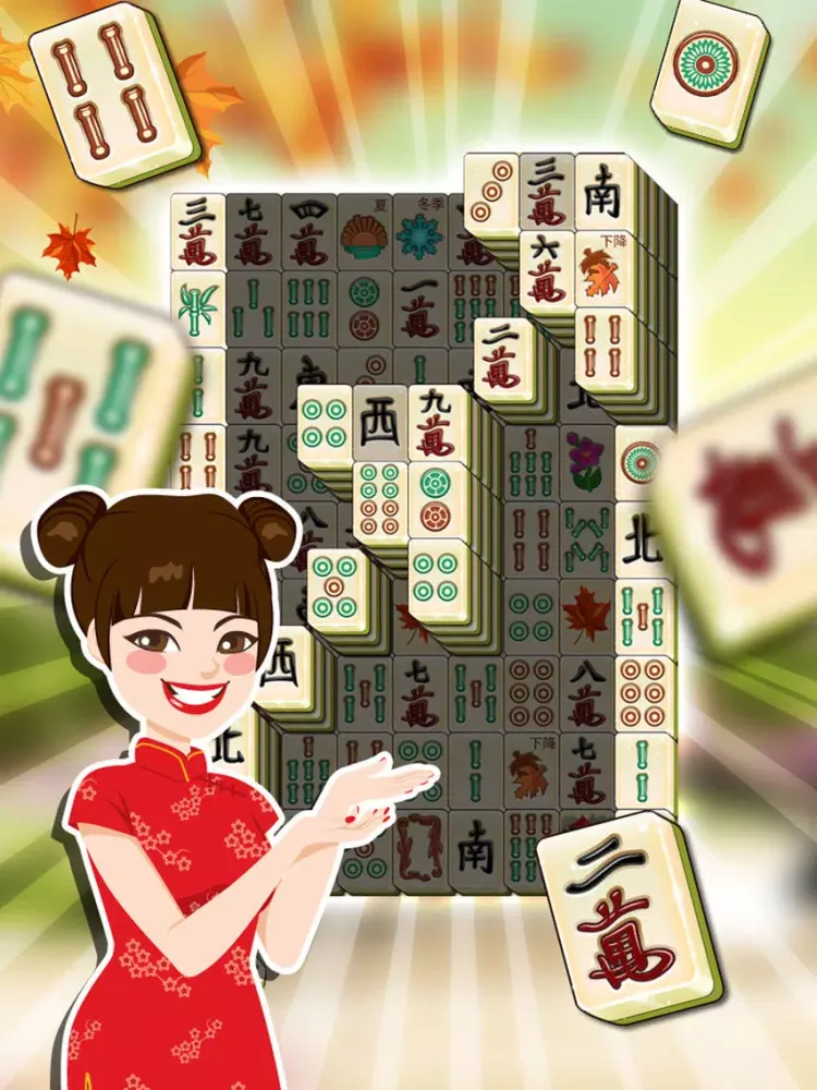 Chinese Fall Mahjong - Majong Quest Trails Pro iPad  Screenshots