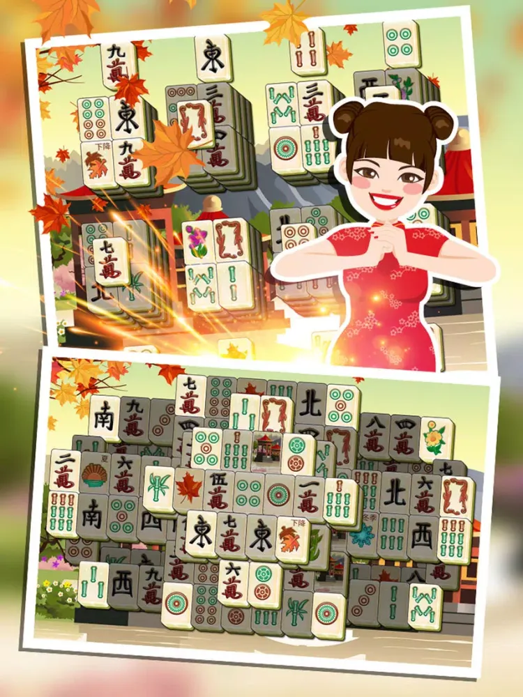 Chinese Fall Mahjong - Majong Quest Trails Pro iPad  Screenshots
