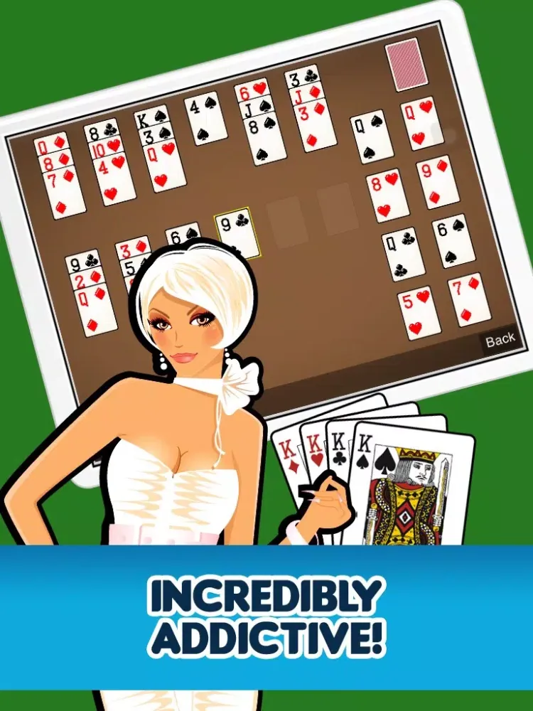 Ảnh chụp màn hình của Courtyard Solitaire Free Card Game Classic Solitare Solo iPad 