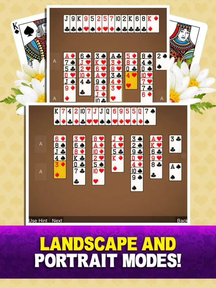 Capturas de pantalla de Flower Garden Solitaire Free Card Game iPad 