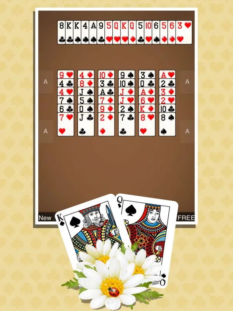 Capturas de pantalla de Flower Garden Solitaire Free Card Game iPad 