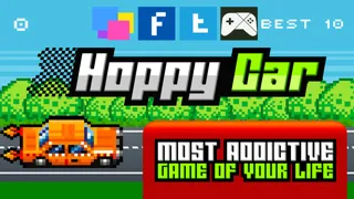 Hoppy Car Racing Free Classic Pixel Arcade Games Screenshots