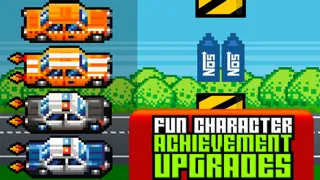 Hoppy Car Racing Free Classic Pixel Arcade Games Screenshots