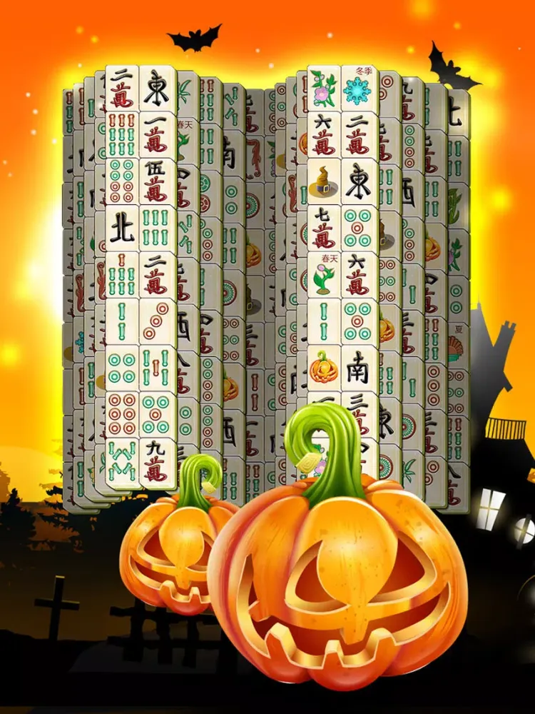 Halloween Mahjong Pro - Spooky Puzzle Deluxe Game iPad  سکرین شاٹس