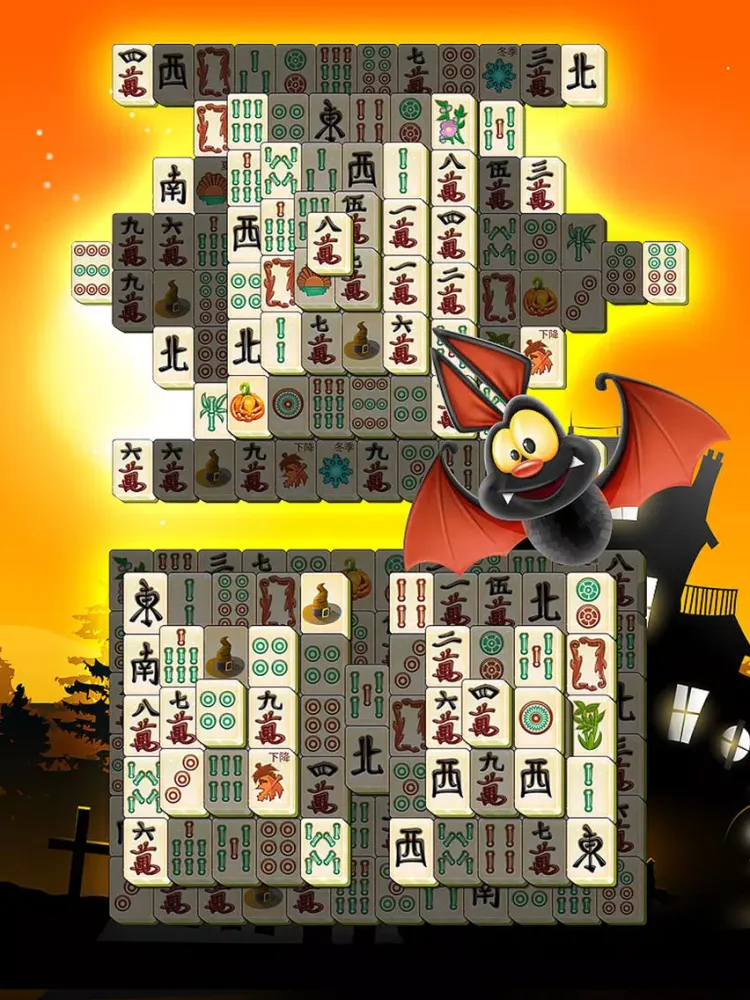 Halloween Mahjong Pro - Spooky Puzzle Deluxe Game iPad  سکرین شاٹس