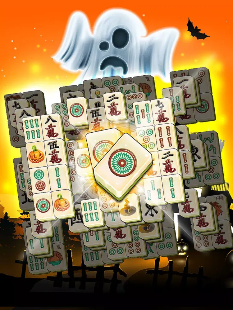 Halloween Mahjong Pro - Spooky Puzzle Deluxe Game iPad  سکرین شاٹس