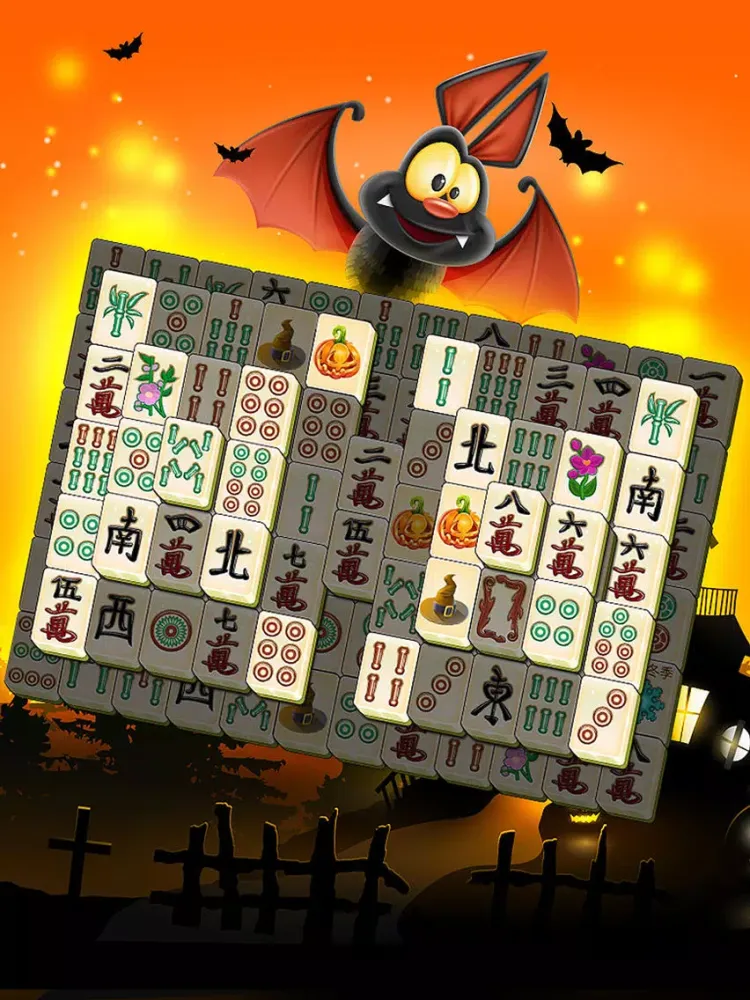 Halloween Mahjong Pro - Spooky Puzzle Deluxe Game iPad  سکرین شاٹس
