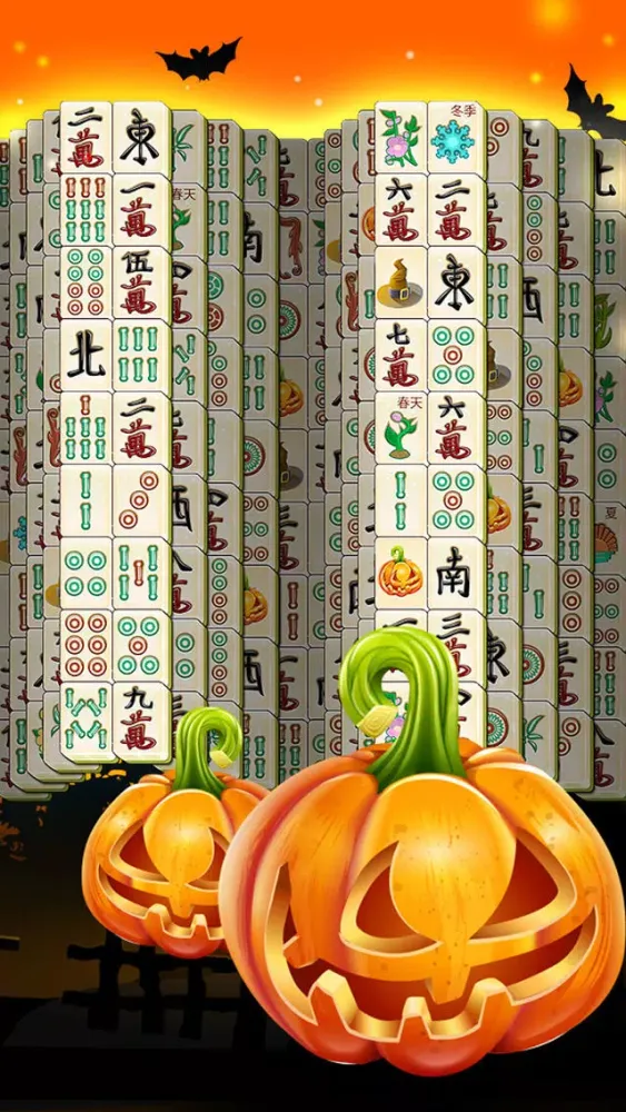 Halloween Mahjong Pro - Spooky Puzzle Deluxe Game سکرین شاٹس