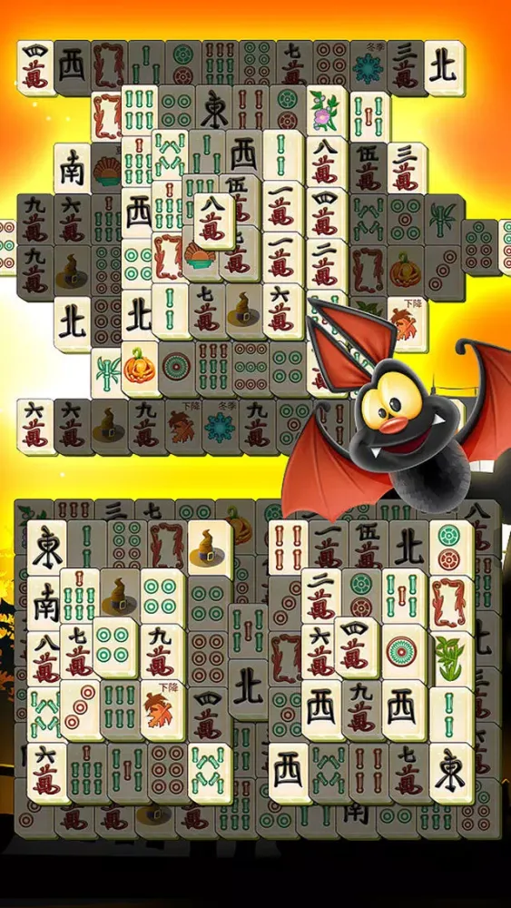 Halloween Mahjong Pro - Spooky Puzzle Deluxe Game سکرین شاٹس