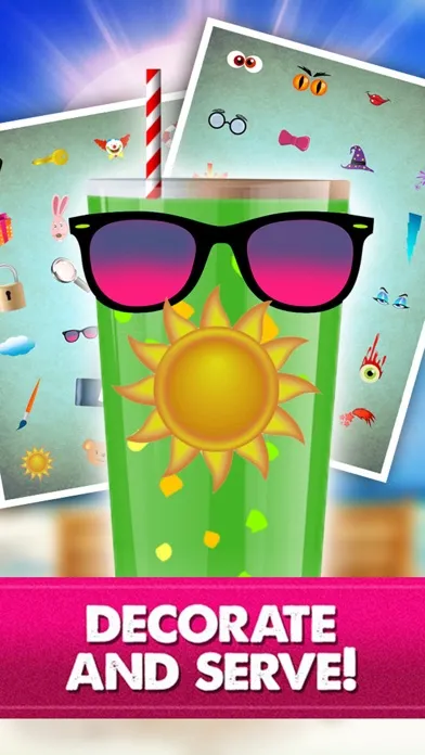 Tangkapan layar Icy Drink Factory - Slushy Gummy Juice Making Game