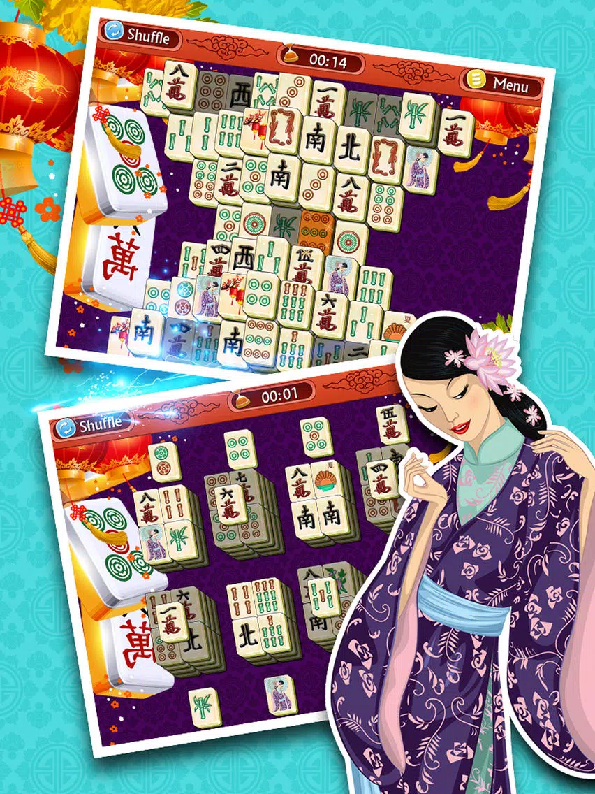 Mahjong Classic Edition - Fun Majhong Puzzle Journey Pro iPad  Screenshots