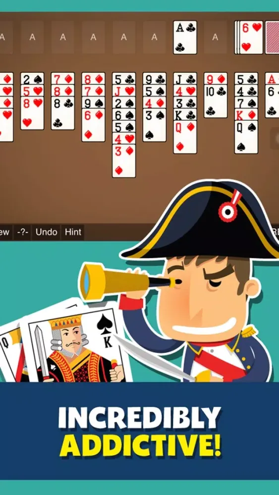 Tangkapan skrin Napoleon's Exile Solitaire Free Card Game Classic Solitare Solo